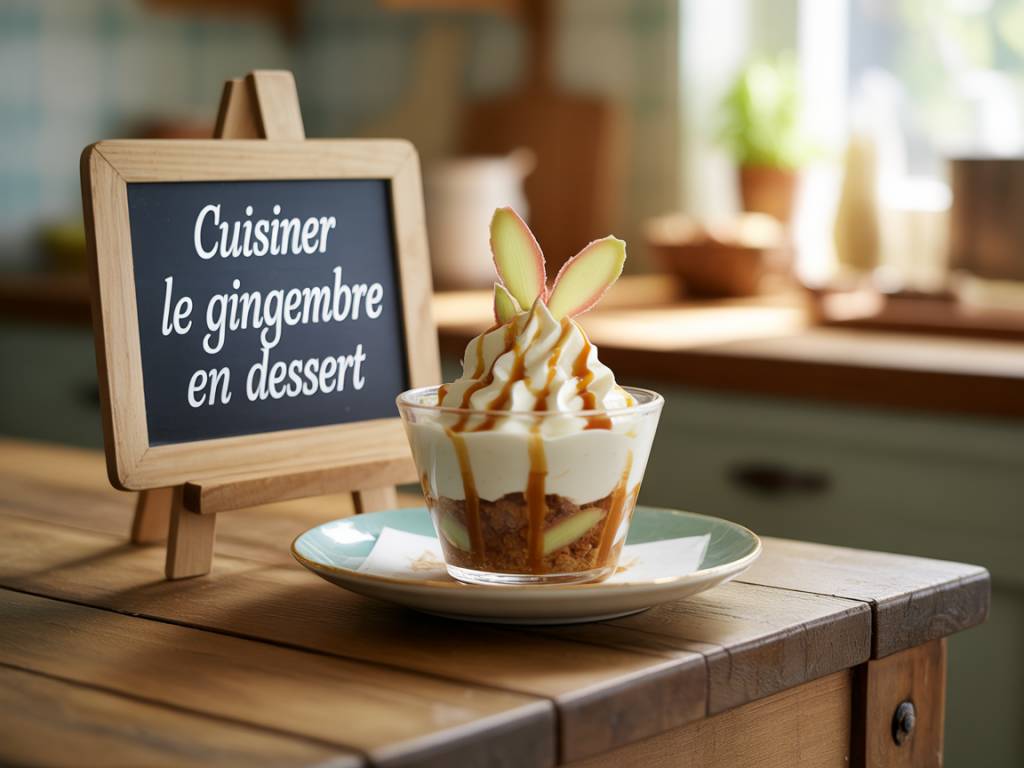 Cuisiner le gingembre en dessert