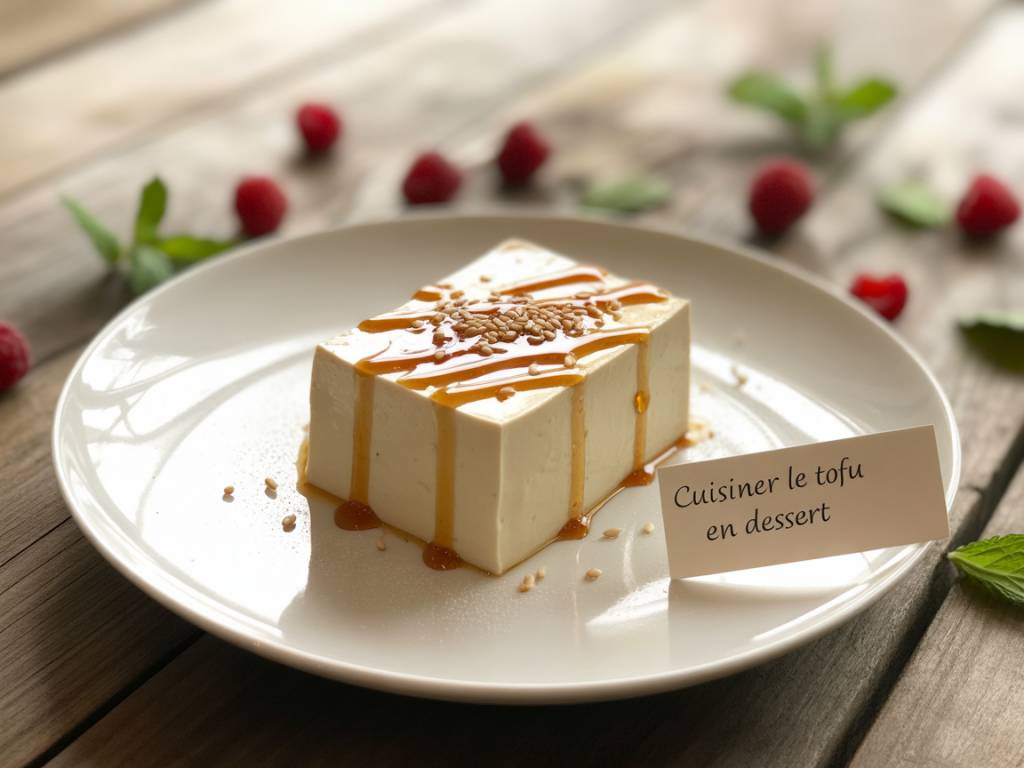 Cuisiner le tofu en dessert
